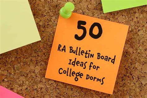 50 Ra Bulletin Board Ideas For College Dorms 2022