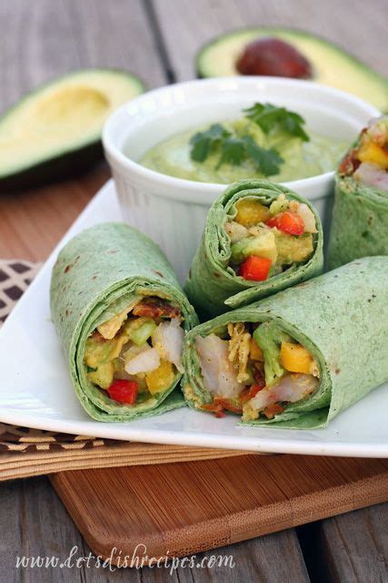 Caribbean Avocado Shrimp Roll Ups On Food Dishes