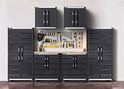 Keter Xl Pro 6 Cabinet Garage System Black Gosale Price Comparison