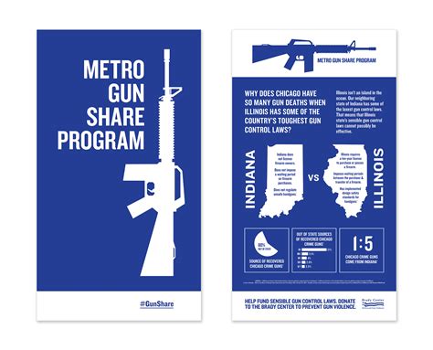 The Brady Campaign To Prevent Gun Violence The Metro Gun Share Program The One Club