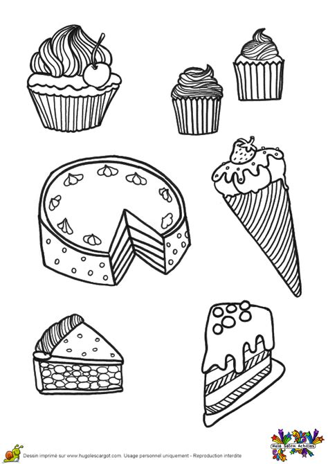 · cornet glace dessin gommettes. Coloriage Pâtisserie et Glace