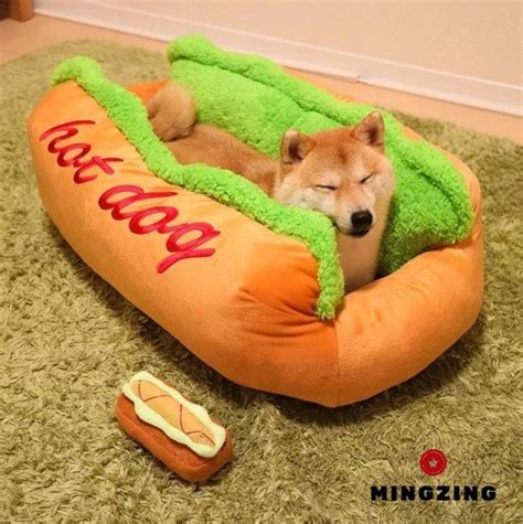 Hot Dog Bed Various Size Large Dog Lounge Bed Kennel Mat Etsy In 2021