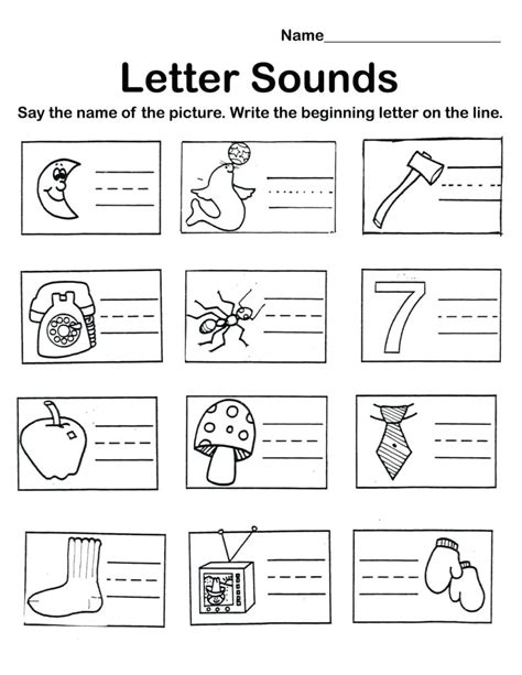 Printable Phonics Kindergarten Worksheets