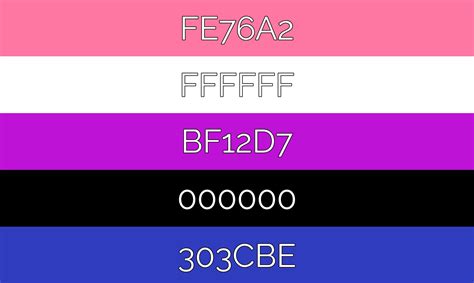 official pride colors 2022 exact color codes for 15 pride flags