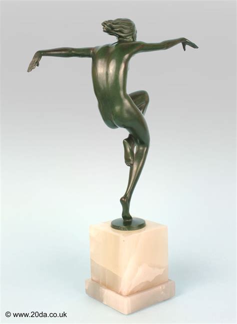 A Stunning Josef Lorenzl Art Deco Bronze Figure Speed Vienna Austria Circa Depicting A