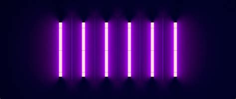 Neon Lights 4k Purple Wallpaper