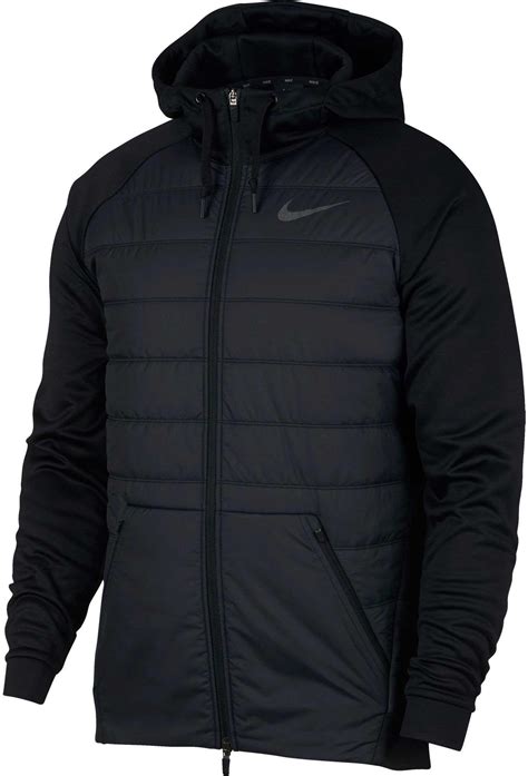 Mens victorious track jacket urban zip up black cream red trim fashion jk5014top rated seller. Nike Synthetic Winterized Therma Full Zip Jacket in Black ...
