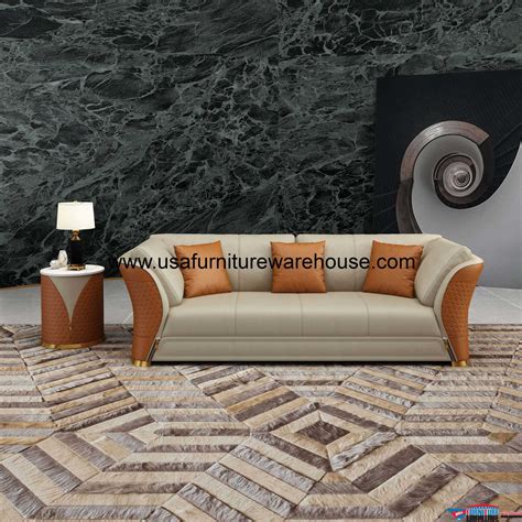 Homey Design Hd 32 Luxury Sofa Usa Furniture Warehouse