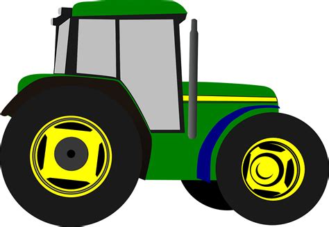 Tractor Cartoon Isolated Free Vector Graphic On Pixabay