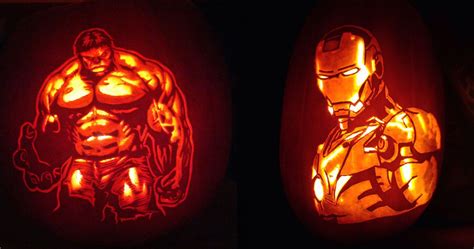 Marvels Avengers Pumpkin Carving Guide 10 Easy Steps And Stencils