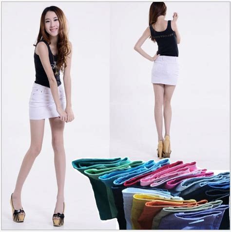 50 Off New Sexy Mini Jeans Slim Fit Skinny Summer Short Skirt Cotton