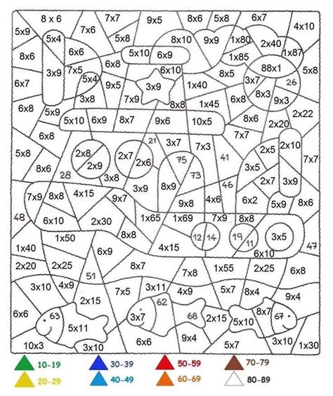 Pin by ale on matemáticas Math coloring worksheets Math coloring