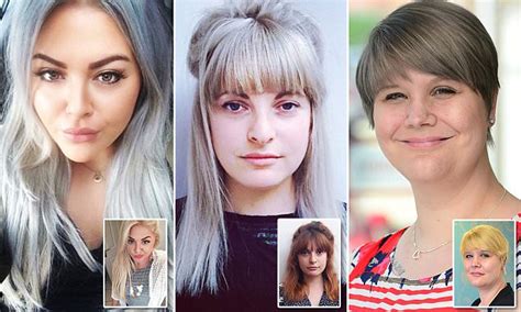 Five Women Dye Their Hair Grey For Femail Daily Mail Online