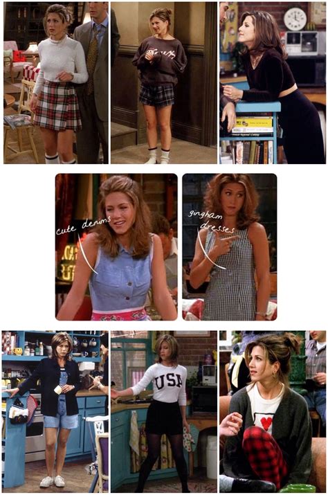 While patterned versions are still making a comeback. Rachel Green 90's style! | Rachel green outfits, 90s ...