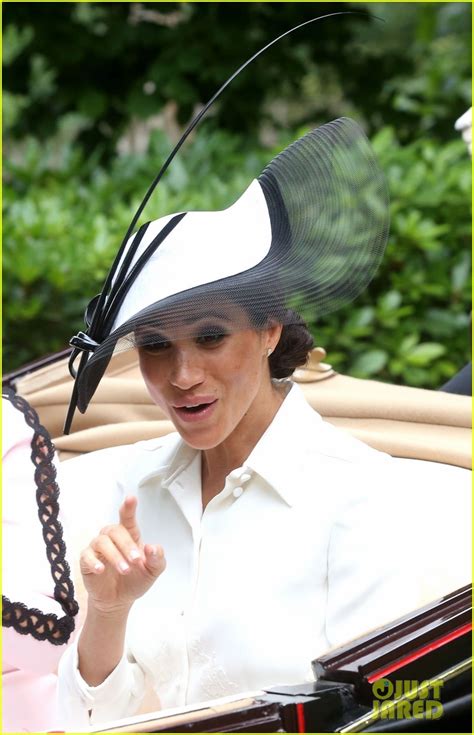 Duchess Meghan Markle Makes Royal Ascot Day Debut Photo