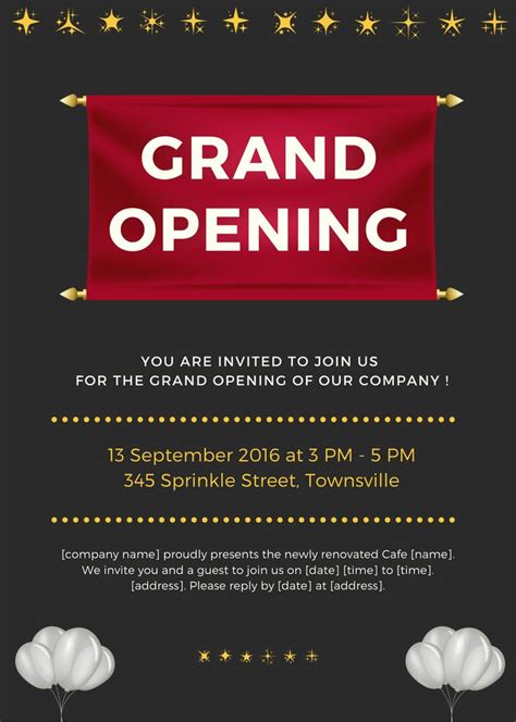 🌷 Grand Opening Party Invitation Wording 48 Best Inauguration Party