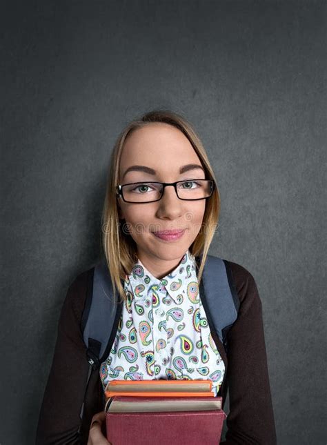 Nerd Girl Stock Photo Image Of Caucasian Pigtails Clever 18593936