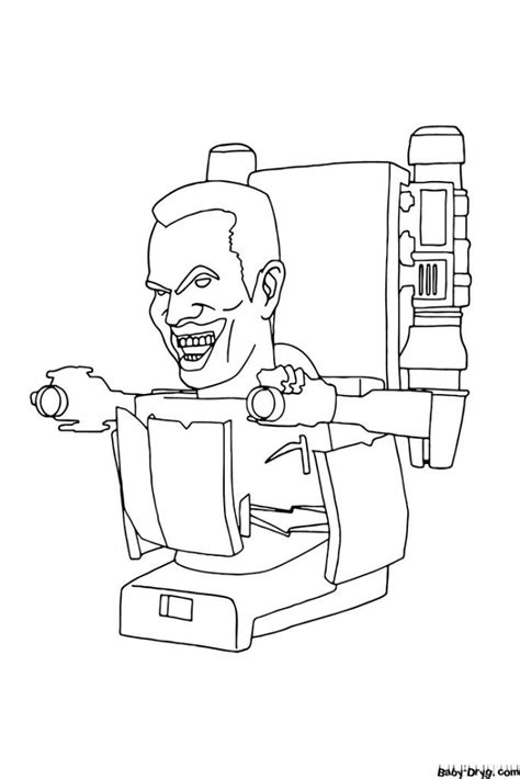 Skibidi Toilet Coloring Pages Print For Free Coloring Skibidi Toilet