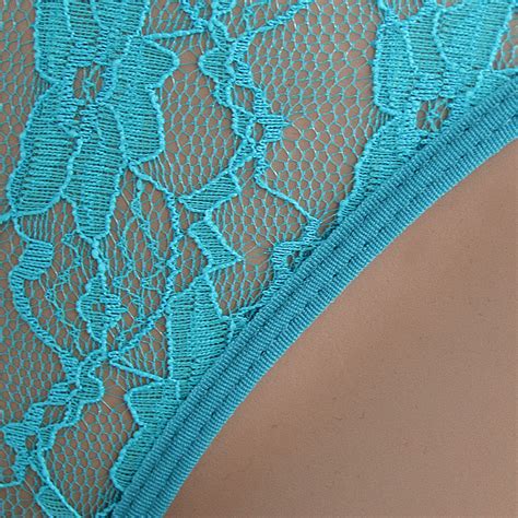 sexy blue sleeveless floral lace lace up backless bodysuit teddy lingerie n16618