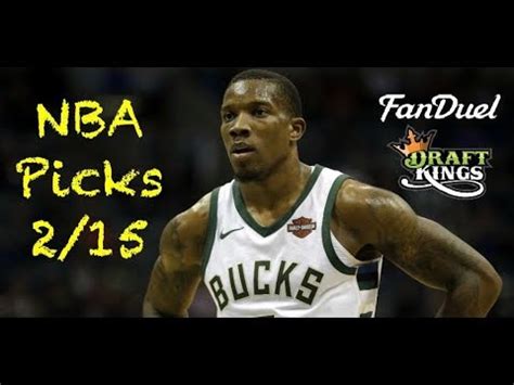 1 schedule features just two games on sunday, but that's more than enough for some nba fanduel action. NBA (Fanduel + DraftKings) Picks 2/15 - YouTube
