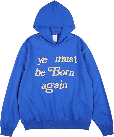 cactus pack ye must be born again hoodie hip pop graphic print fashion long sleeve