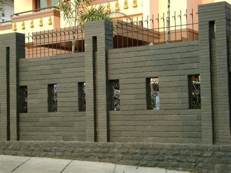 Ide Desain Pagar Rumah Dari Batu Bata Kreatif Banget Deh Deagam Design