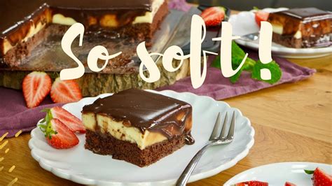 Dabei braucht es gar nicht viel für dieses kuchenträumchen. So weich wie Wolken: Schoko-Milch-Kuchen mit Pudding und ...