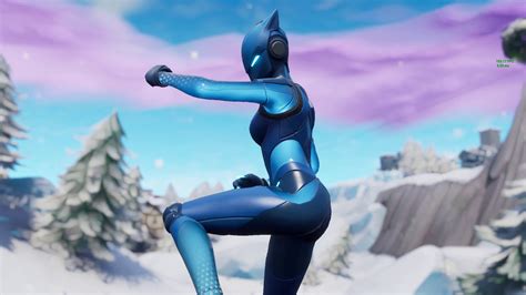 Thicc Blue Catsuit Skin Lynx Stage 3 Shows What She Got 😍 ️ Fortnite