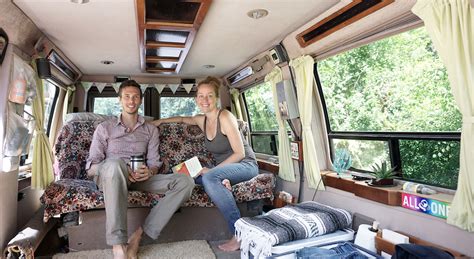 Van Dwelling Couple Sell Everything To Travel Long Term