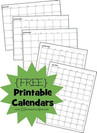 Free Printable Calendars Contains Month At A Glance And 2 Month At A