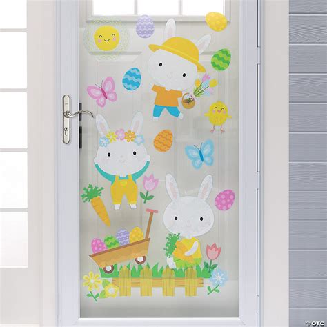 Spring Easter Window Clings 2 Pc Oriental Trading