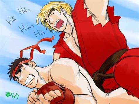 Rule 34 Capcom Color Human Interracial Ken Masters Male Male Only
