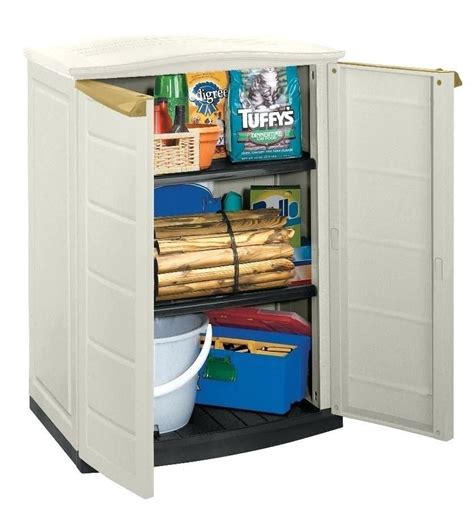 3ft Plastic Garden Storage Utility Shed Cabinet With Shelves Garden