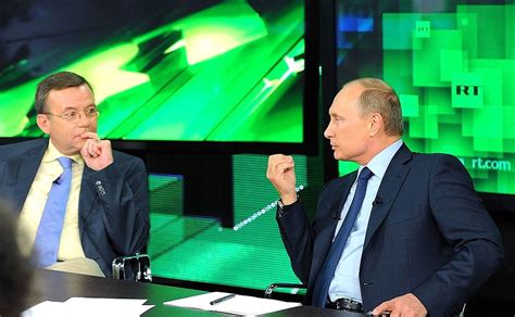 Visit To Russia Today Television Channel President Of Russia