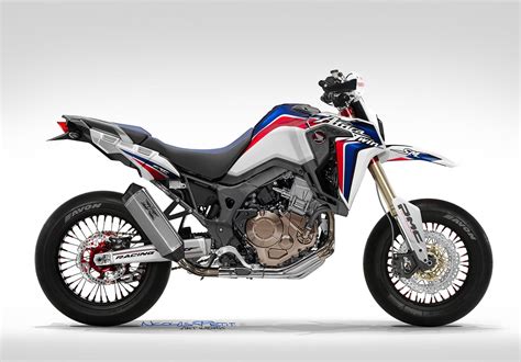 Honda crf1000 africa twin, midland junction, western australia, australia. Honda Africa Twin Supermoto Concept by Nicolas Petit