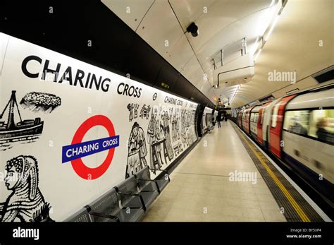 Charing Cross Underground Tube Station Northern Line Platform London