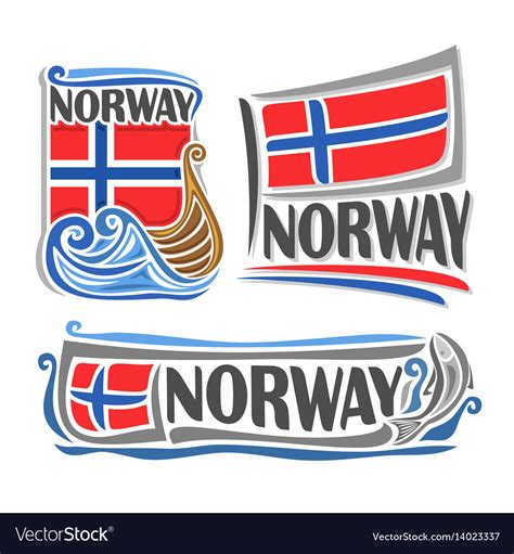 Logo For Norway Royalty Free Vector Image Vectorstock