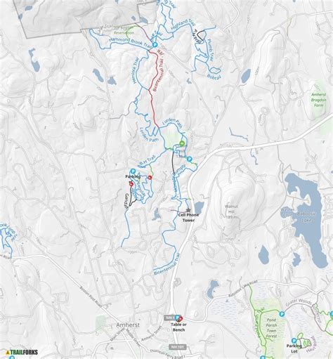 Amherst New Hampshire Mountain Biking Trails Trailforks