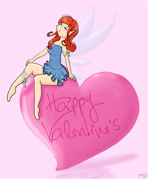 Valentines Fairy By Blueberrysakura On Deviantart