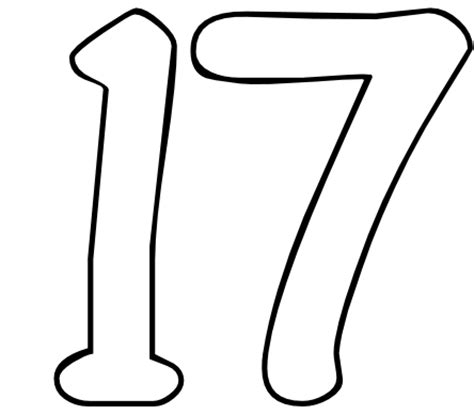 Find more b 17 coloring page pictures from our search. Number 17 Coloring Page - GetColoringPages.com