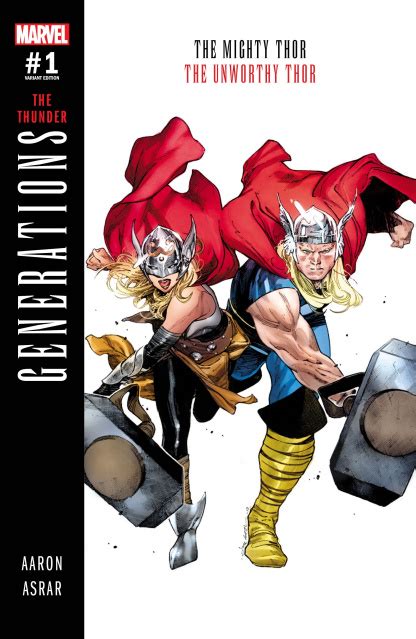 Generations The Unworthy Thor And The Mighty Thor 1 Coipel Cover