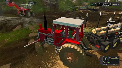 Fs17forest Work With 23 Tractors Part 8 Youtube