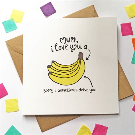 Funny Mum Thank You Card By Ladykerry Illustrated Ts