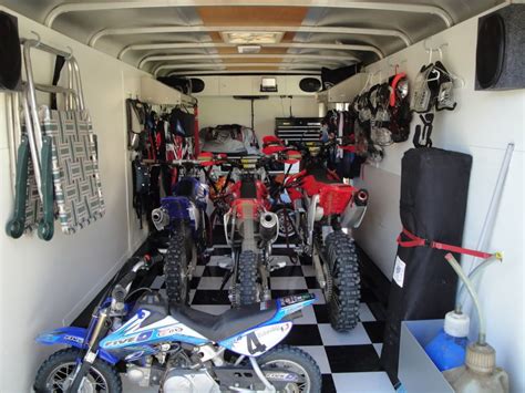 Enclosed Trailer Setups Trucks Trailers Rvs And Toy Haulers