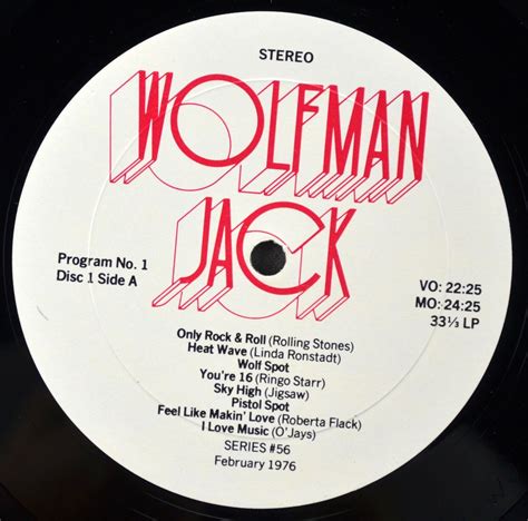 United States Air Force Presents Wolfman Jack 56 1976 Vinyl Lp 2 Album Set