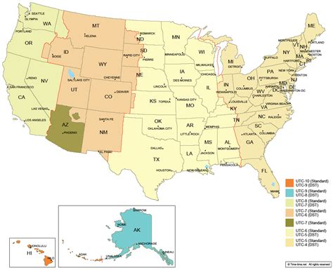 More Accurate Time Zone Map Time Zone Map United States Travel Map
