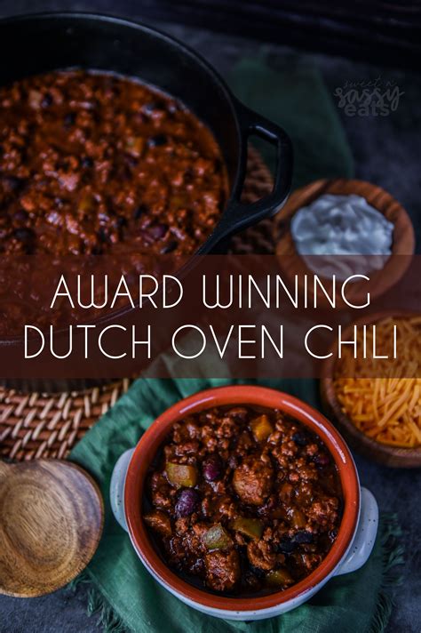 Melt 2 tablespoons of the butter and toss with the breadcrumbs and parmesan cheese. Award Winning Dutch Oven Chili | Dutch oven chili, Dutch ...