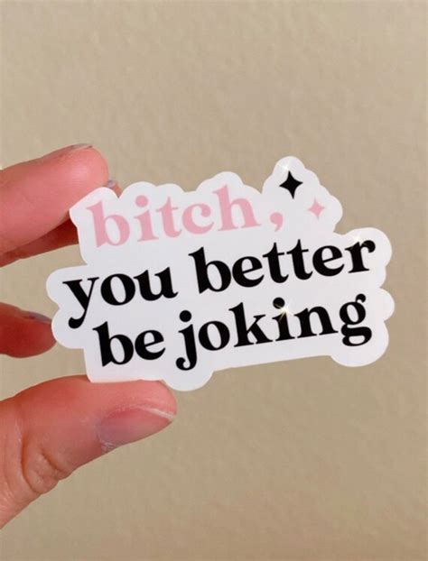 Maddy Euphoria Sticker You Better Be Joking T For Best Etsy