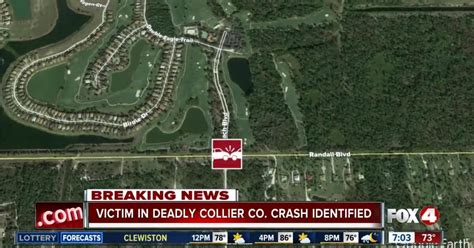 Victim In Fatal Collier County Crash Identified