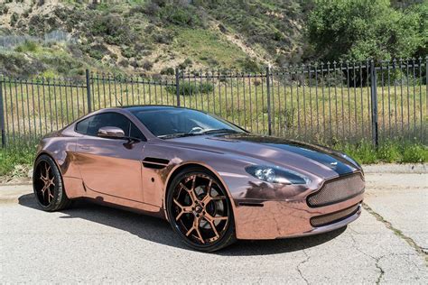 Simran upgraded from a smart car to a mercedes c43 amg wrapped in chrome rose gold for her 21st birthday. Is This the World's Ghastliest Aston Martin Vantage?